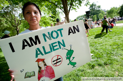 Immigration Protest at White House Immigration Protest at White House